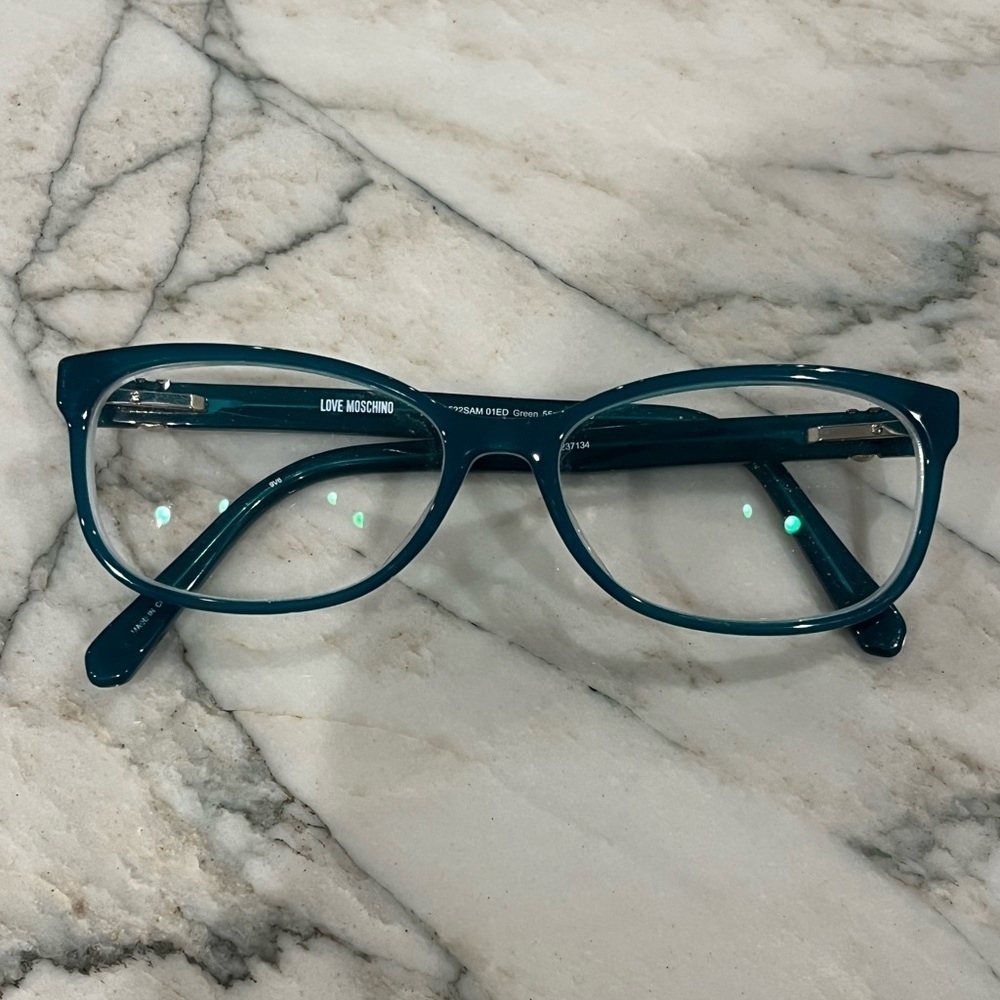 LOVE MOSCHINO MOL522SAM 01ED GREEN AUTHENTIC EYEGLASSES 55-16 145